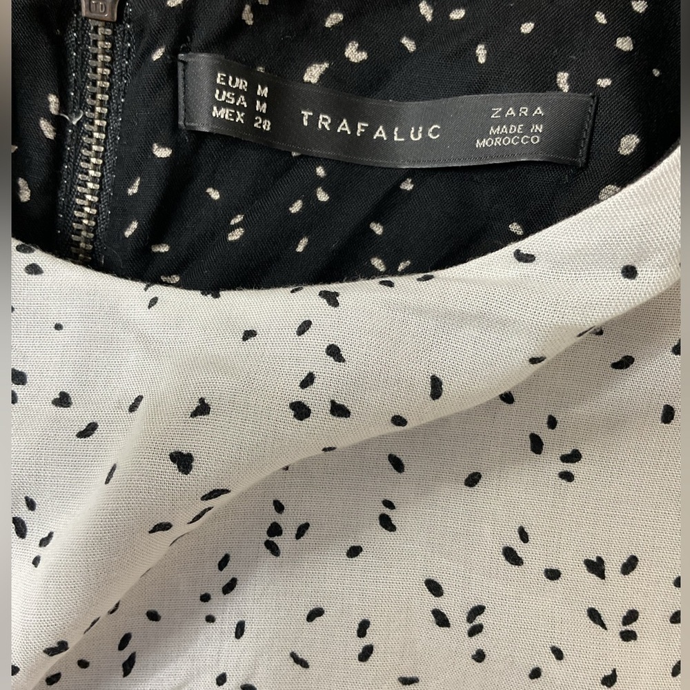 Zara Monochrome Speckled Dress - Picture 6 of 11